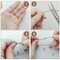 32.8 FT Stainless Steel Ball Beaded Chain Necklace Chains for Making Jewelry with 20 Pieces Matching Connectors Silver Color Metal Pull Chain Roll Spool Ball for Dog Tag DIY (2.4mm in Diameter)